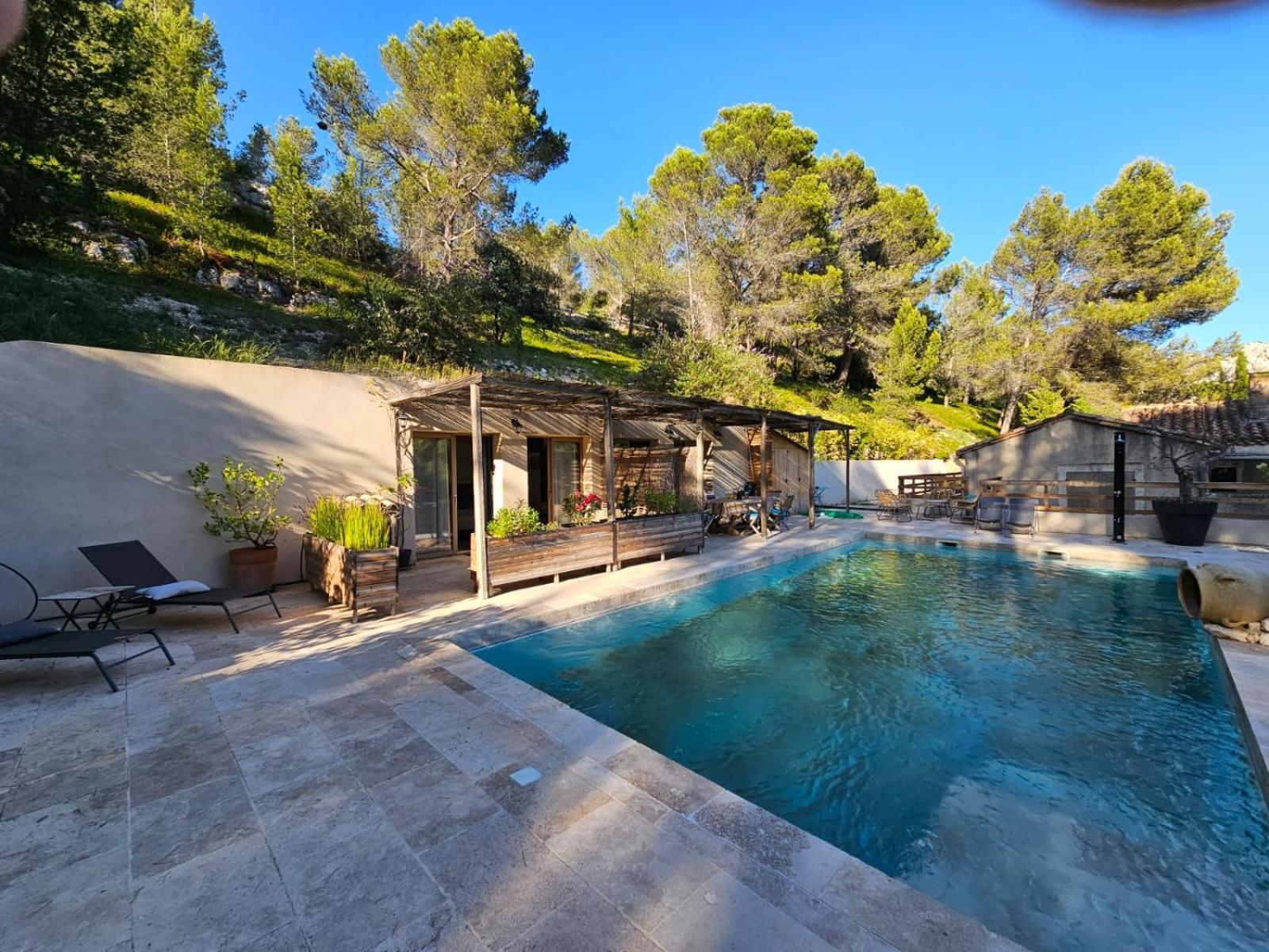 Bed and Breakfast Mas De La Fadeto Les Baux-de-Provence Exterior foto